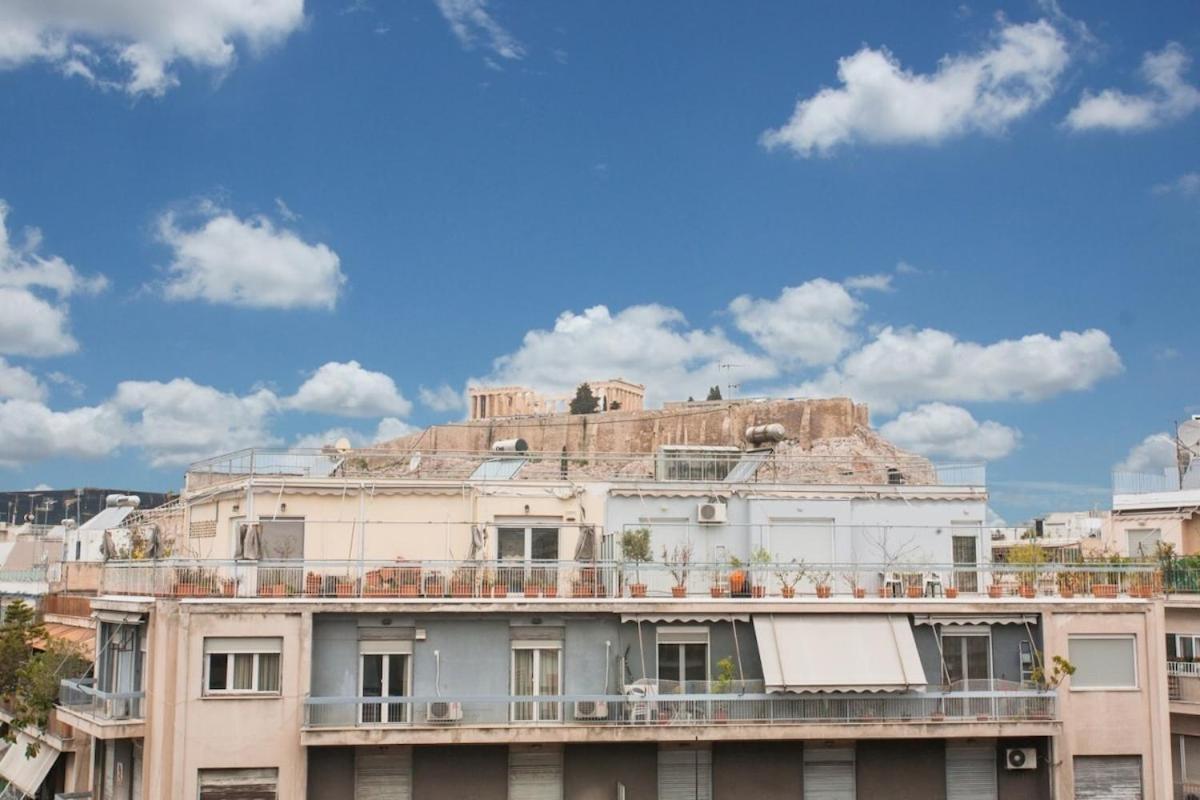 Lovely Apt W/Heated Jacuzzi &Full Acropolis View Афіни Екстер'єр фото