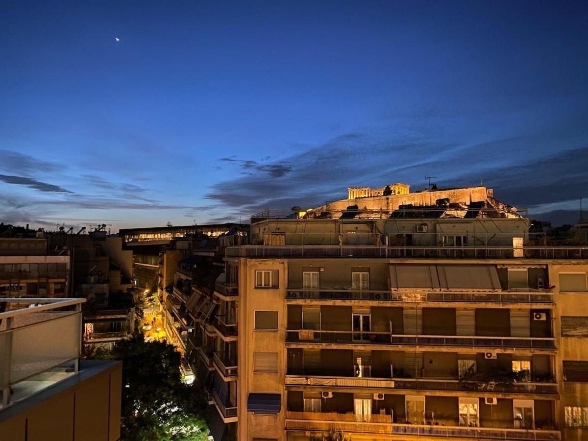 Lovely Apt W/Heated Jacuzzi &Full Acropolis View Афіни Екстер'єр фото
